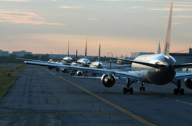 Delta, Atlantic Southeast Planes Crash on Boston Airport Taxiway; 1 Injured