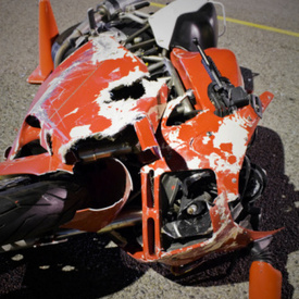 Motorcycle, TRAX Train Crash in Salt Lake Injured 2 Men Seriously