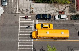 School Bus, SUV Collide Outside Brooklyn Day Care; 1 Hospitalized
