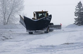 CSX Train, Snow Plow Collide in Central Indiana Injured Driver
