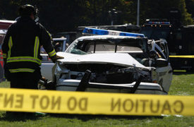 Escaped Lexington Correctional Facility Inmate Causes Wreck on I-35